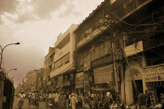 La foule - Old Delhi